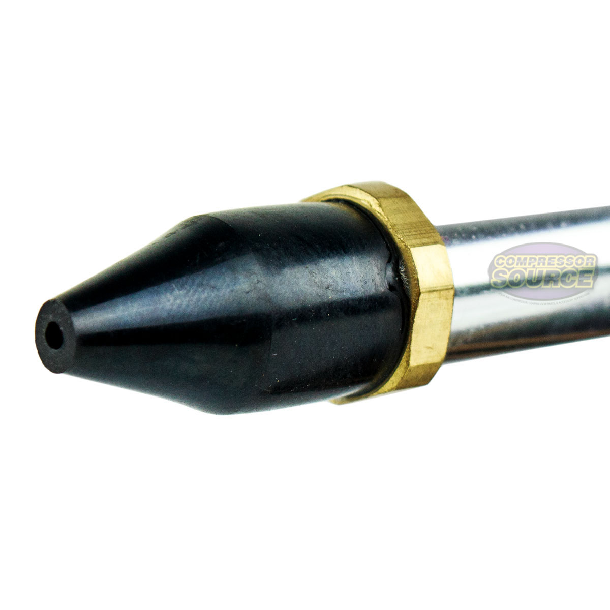 12" Inch Blow Gun Compressed Air Blowgun Tool 1/4" NPT Rubber Tip